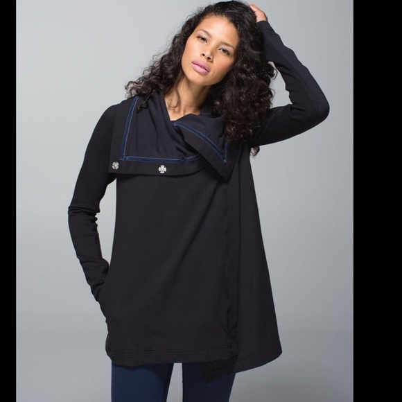 🛑 SOLD LULULEMON Savasana Wrap Jacket Heathered - Picture 2 of 16